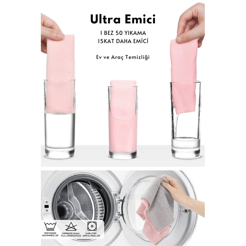 U Ticaret | Mikrofiber Temizlik Bezleri & Elektrikli Çamaşır Askısı